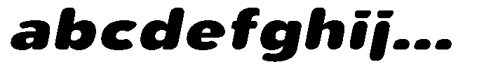 Aukim II Circled Heavy Expanded Italic FONT