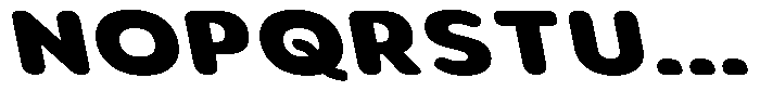 Aukim II Circled Heavy Expanded Slanted Font UPPERCASE