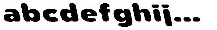 Aukim II Circled Heavy Expanded Slanted FONT