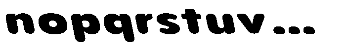 Aukim II Circled Heavy Expanded Slanted Font LOWERCASE
