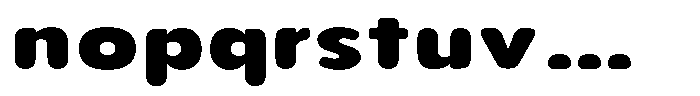 Aukim II Circled Heavy Expanded Font LOWERCASE