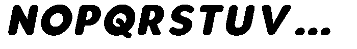 Aukim II Circled Heavy Italic Font UPPERCASE