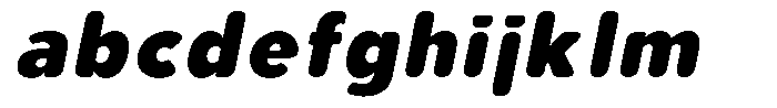 Aukim II Circled Heavy Italic FONT