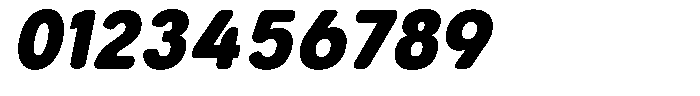 Aukim II Circled Heavy Narrow Italic Font OTHER CHARS
