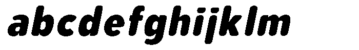 Aukim II Circled Heavy Narrow Italic FONT