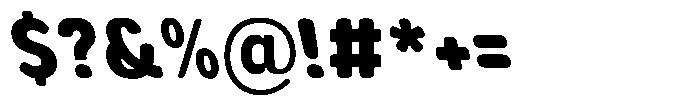 Aukim II Circled Heavy Narrow Slanted Font OTHER CHARS