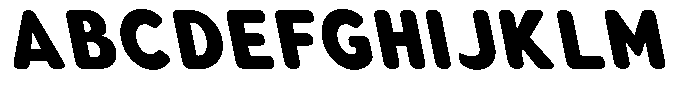 Aukim II Circled Heavy Narrow Slanted Font UPPERCASE