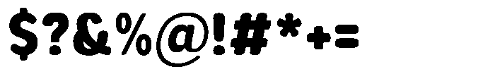Aukim II Circled Heavy Narrow Font OTHER CHARS