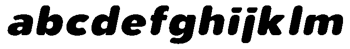 Aukim II Circled Heavy Wide Italic FONT