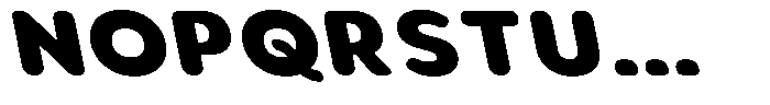 Aukim II Circled Heavy Wide Slanted Font UPPERCASE