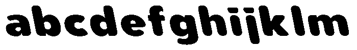 Aukim II Circled Heavy Wide Slanted FONT