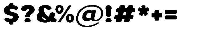 Aukim II Circled Heavy Wide Font OTHER CHARS