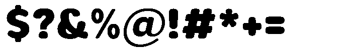 Aukim II Circled Heavy Font OTHER CHARS