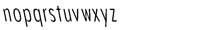 Aukim II Circled Light Compressed Sl Font LOWERCASE