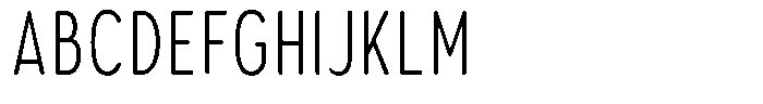 Aukim II Circled Light Compressed Font UPPERCASE