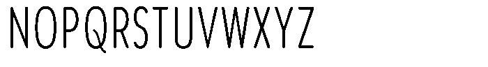 Aukim II Circled Light Compressed Font UPPERCASE