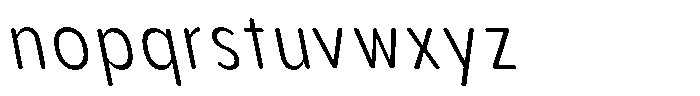 Aukim II Circled Light Condensed Sl Font LOWERCASE