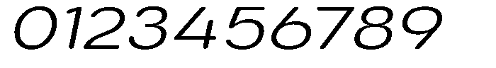 Aukim II Circled Light Expanded Italic Font OTHER CHARS