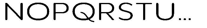 Aukim II Circled Light Expanded Font UPPERCASE