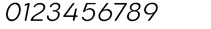 Aukim II Circled Light Italic Font OTHER CHARS