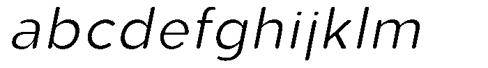 Aukim II Circled Light Italic FONT