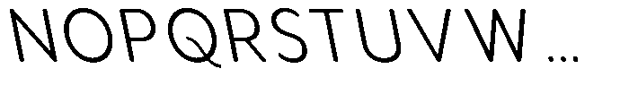 Aukim II Circled Light Narrow Slanted Font UPPERCASE