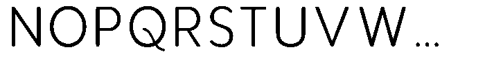 Aukim II Circled Light Narrow Font UPPERCASE