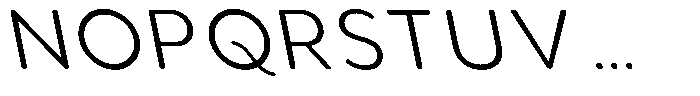 Aukim II Circled Light Slanted Font UPPERCASE