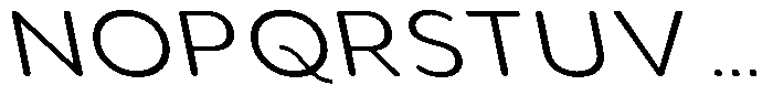 Aukim II Circled Light Wide Slanted Font UPPERCASE