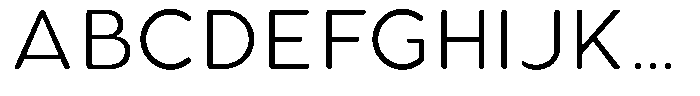 Aukim II Circled Light Font UPPERCASE