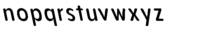 Aukim II Circled Medium Condensed Sl Font LOWERCASE