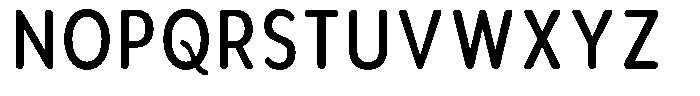 Aukim II Circled Medium Condensed Font UPPERCASE