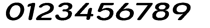 Aukim II Circled Medium Expanded Italic Font OTHER CHARS