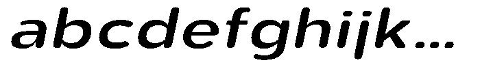 Aukim II Circled Medium Expanded Italic FONT