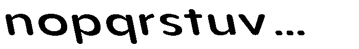 Aukim II Circled Medium Expanded Sl Font LOWERCASE