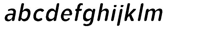 Aukim II Circled Medium Narrow Italic FONT