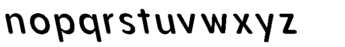 Aukim II Circled Medium Narrow Sl Font LOWERCASE