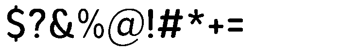 Aukim II Circled Medium Narrow Font OTHER CHARS