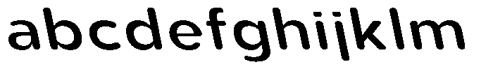 Aukim II Circled Medium Wide Slanted FONT