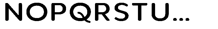Aukim II Circled Medium Wide Font UPPERCASE