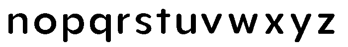 Aukim II Circled Medium Font LOWERCASE