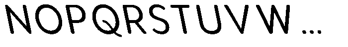 Aukim II Circled Narrow Slanted Font UPPERCASE