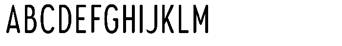Aukim II Circled News Compressed Font UPPERCASE