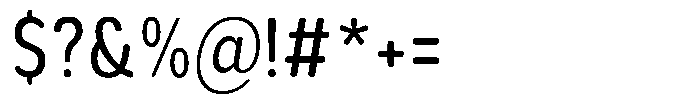 Aukim II Circled News Condensed Font OTHER CHARS
