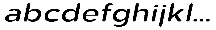 Aukim II Circled News Expanded Italic FONT