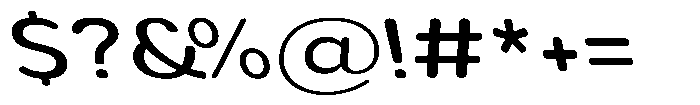 Aukim II Circled News Expanded Slanted Font OTHER CHARS