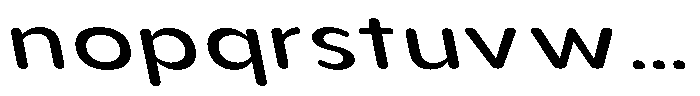 Aukim II Circled News Expanded Slanted Font LOWERCASE