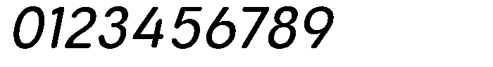 Aukim II Circled News Narrow Italic Font OTHER CHARS