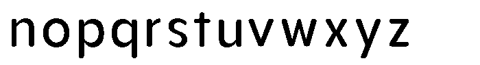 Aukim II Circled News Narrow Font LOWERCASE