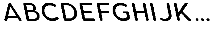 Aukim II Circled News Slanted Font UPPERCASE